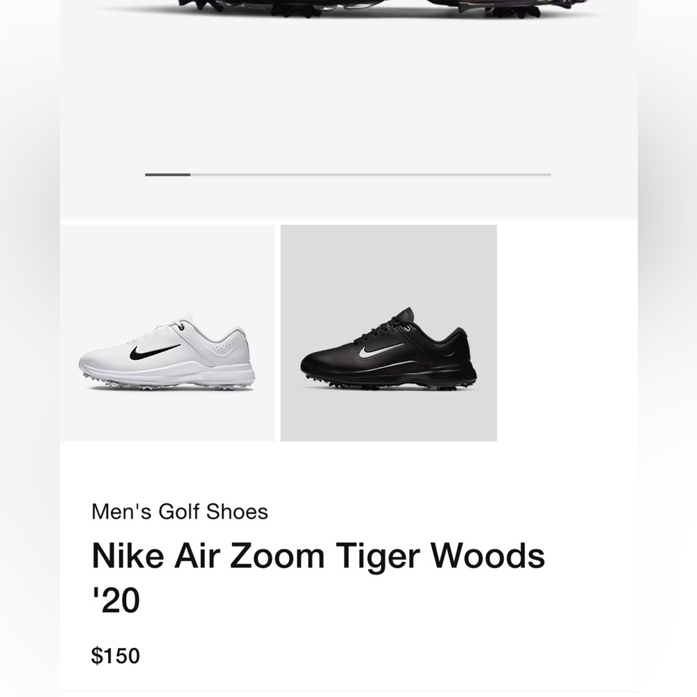 Men’s NWOT Nike Air Zoom Tiger Woods ‘20 Golf Shoes